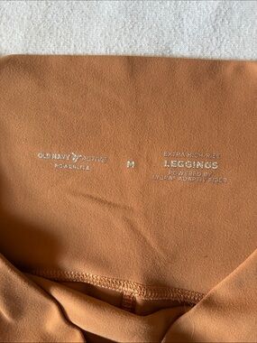 Orange leggings